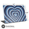Blue Heart Pattern Universal Laptop 16in (13 x 9.4in) Skin